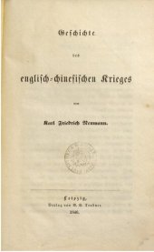 book Geschichte des englisch-chinesischen Krieges