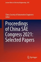 book Proceedings of China SAE Congress 2021: Selected Papers