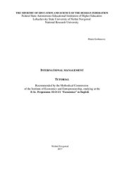 book Международный менеджмент: Учебно-методическое пособие по дисциплине «Международный менеджмент»