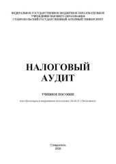 book Налоговый аудит: учеб. пособие для обучающихся направления подготовки 38.04.01 «Экономика»