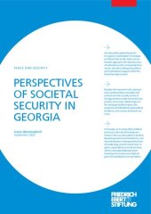 book PERSPECTIVES OF SOCIETAL SECURITY IN GEORGIA