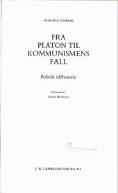 book Fra Platon til kommunismens fall : politisk idéhistorie