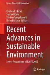 book Recent Advances in Sustainable Environment: Select Proceedings of RAiSE 2022