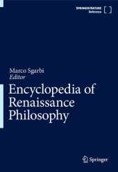 book Encyclopedia Of Renaissance Philosophy