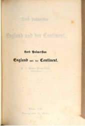 book Lord Palmerston : England und der Kontinent