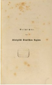 book Geschichte der Königlich Deutschen Legion