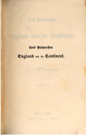 book Lord Palmerston : England und der Kontinent