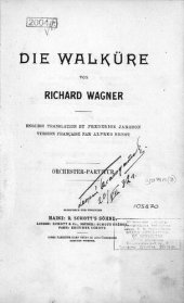 book Die Walkure von Richard Wagner