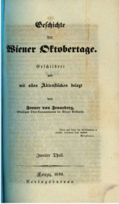 book Geschichte der Wiener Oktobertage