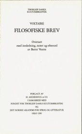 book Filosofiske brev