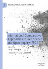 book International Comparative Approaches to Free Speech and Open Inquiry (FSOI)