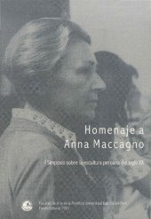 book Homenaje a Anna Maccagno. I Simposio sobre la escultura peruana del siglo XX