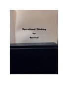 book Operational Thinking for Survival