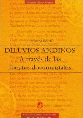 book Diluvios andinos: a través de las fuentes documentales