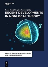 book Recent Developments in Nonlocal Theory