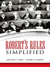 book Robert's Rules Simplified