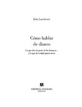 book Cómo hablar de dinero