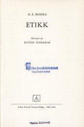 book Etikk