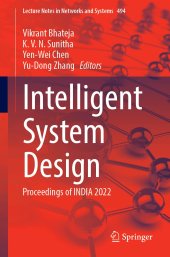 book Intelligent System Design: Proceedings of INDIA 2022