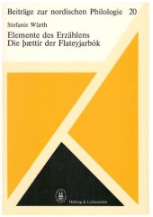 book Elemente des Erzählens: Die þættir der Flateyjarbók