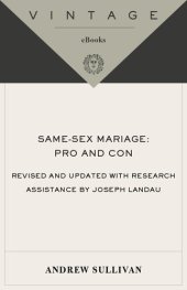 book Same-Sex Marriage: Pro and Con