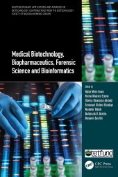 book Medical Biotechnology, Biopharmaceutics, Forensic Science and Bioinformatics