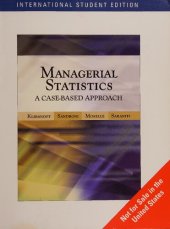 book Managerial Statistics: A Case-Based Approach