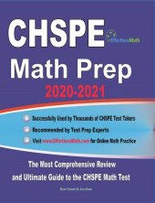 book CHSPE Math Prep 2020-2021: The Most Comprehensive Review and Ultimate Guide to the CHSPE Math Test