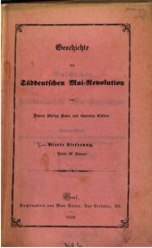 book Geschichte der süddeutschen Mai-Revolution