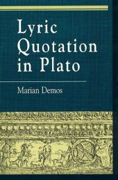 book Lyric Quotation in Plato