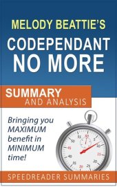 book Codependent No More by Melody Beattie: Summary and Analysis