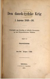 book Den dansk-tydske Krig i Aarene 1848-1850