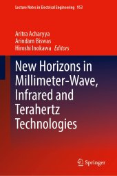 book New Horizons in Millimeter-Wave, Infrared and Terahertz Technologies