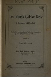 book Den dansk-tydske Krig i Aarene 1848-1850