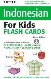 book Tuttle Indonesian for Kids Flash Cards: [Includes Downloadable Audio]