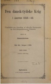 book Den dansk-tydske Krig i Aarene 1848-1850