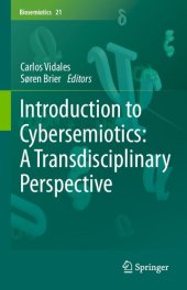 book Introduction to Cybersemiotics: A Transdisciplinary Perspective