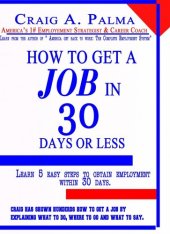 book How to Get a Job In 30 Days or Less