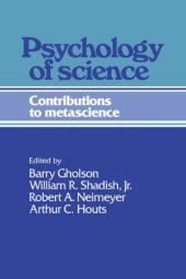 book Psychology of Science: Contributions to Metascience