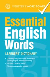 book Webster's Word Power Essential English Words: Learners' Dictionary