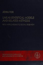 book Linear Statistical Models and Related Methods: With Applications to Social Research