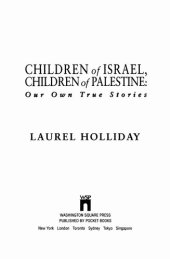 book Children of Israel, Children of Palestine