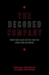 book The Decoded Company: Know Your Talent Better Than You Know Your Customers