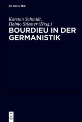 book Bourdieu in der Germanistik