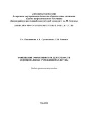 book Повышение эффективности деятельности учреждений культуры: учебно-практическое пособие