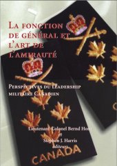 book La fonction de general et l'art de l'amiraute