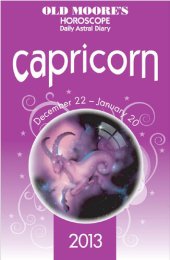 book Old Moore's Horoscope 2013 Capricorn