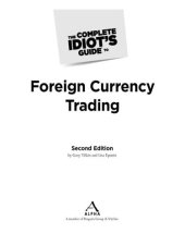 book The Complete Idiot's Guide to Foreign Currency Trading