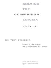 book Solving the Communion Enigma: What Is to Come