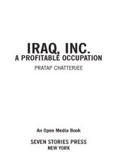 book Iraq, Inc.: A Profitable Occupation